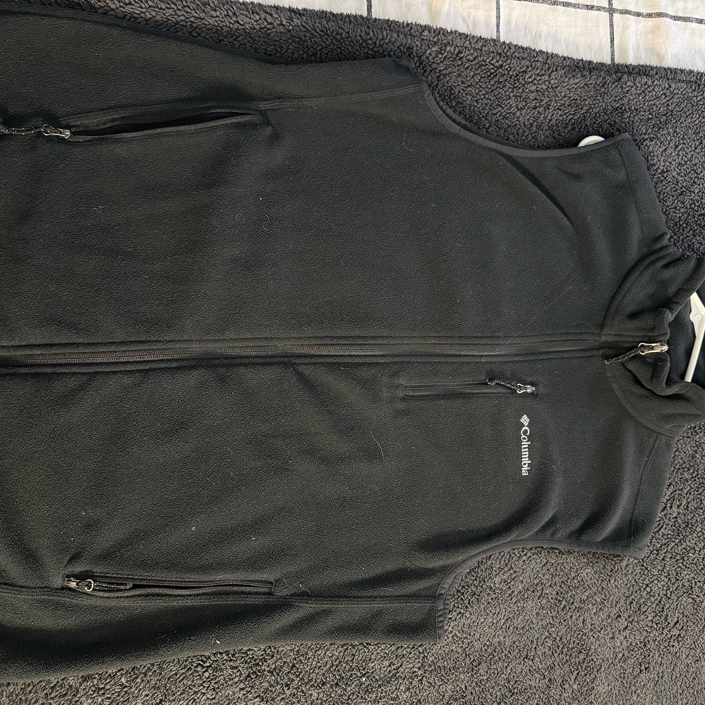 Columbia Charcoal Fleece Vest